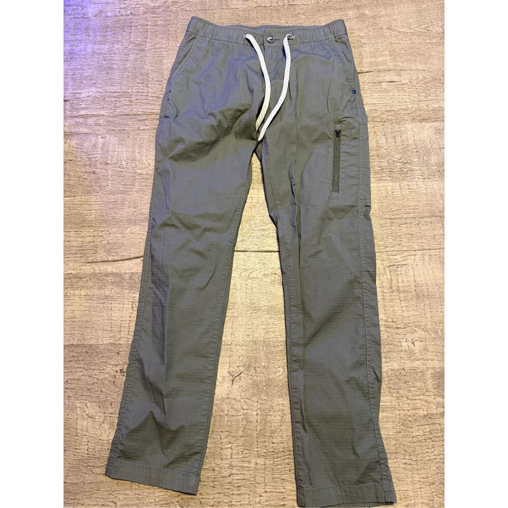 VUORI Pants XS Ripstop Climber Travel Athletic Olive breen EXCELLENT COND. LOWSH